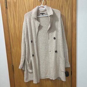 Staccato Cream Double-Breasted Cardigan